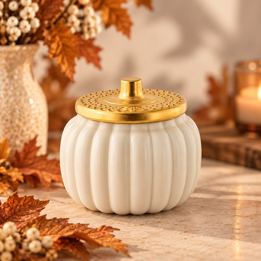 October Limited Edition 3-Wick Candle - Ivory